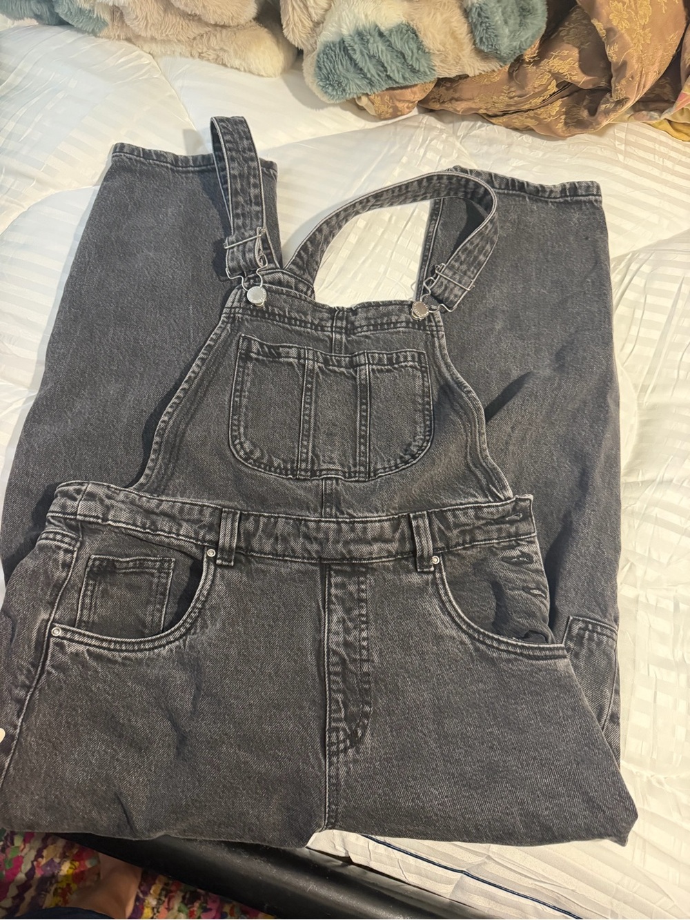 Women’s Black Denim Overalls - Classic Bib Jeans